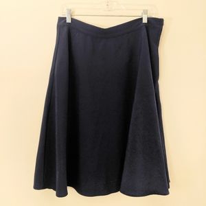 Modcloth Navy Myrtlewood A-Line Skirt